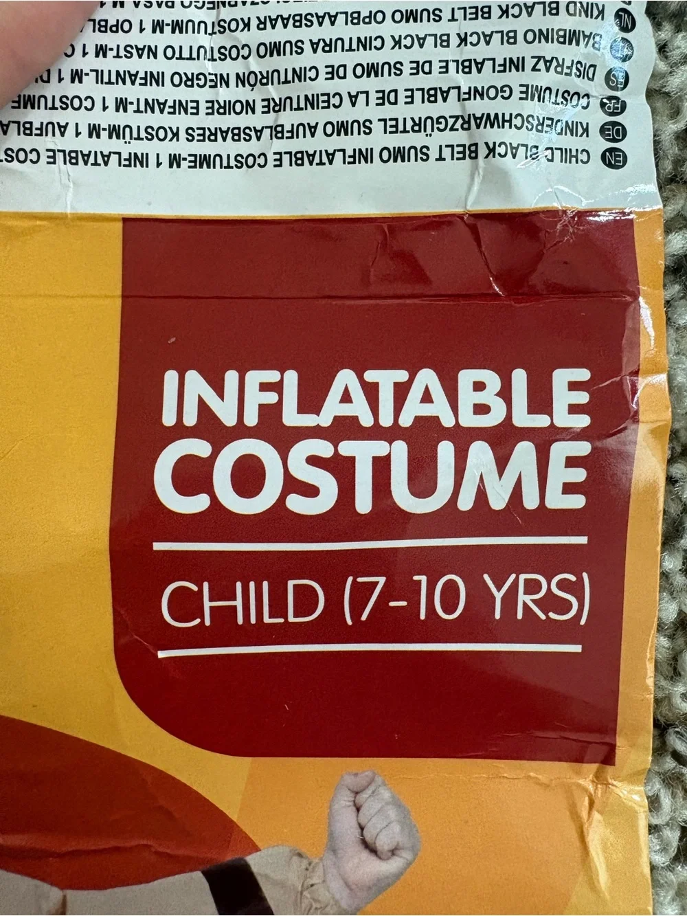 Kids Inflatable Full-Body Sumo Costume